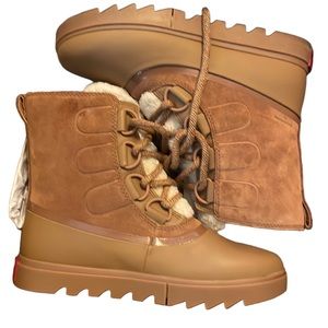 Sorel Joan Of Arctic Next Lite Winter Boots NEW Size 7.5 Leather and Suede